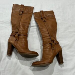 Nine West  Camel Heeled  Boots 7 1/2 M